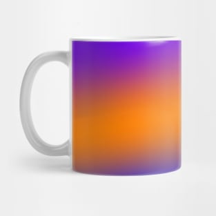 Yellow blue purple orange art Mug